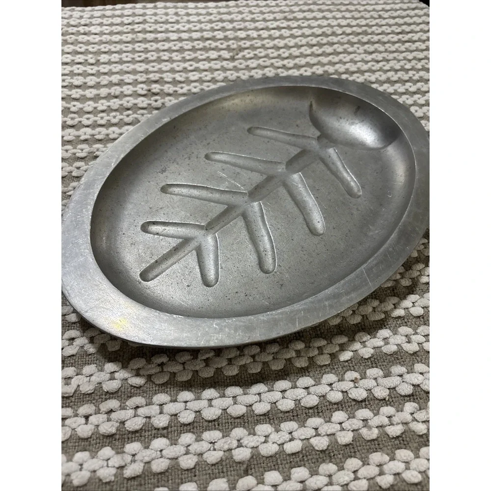 Vintage Sizzle Platter Cast Aluminum 14.5